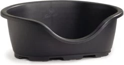 Strong Hondenmand Hondenbed Kunststof PVC 87 Cm Zwart