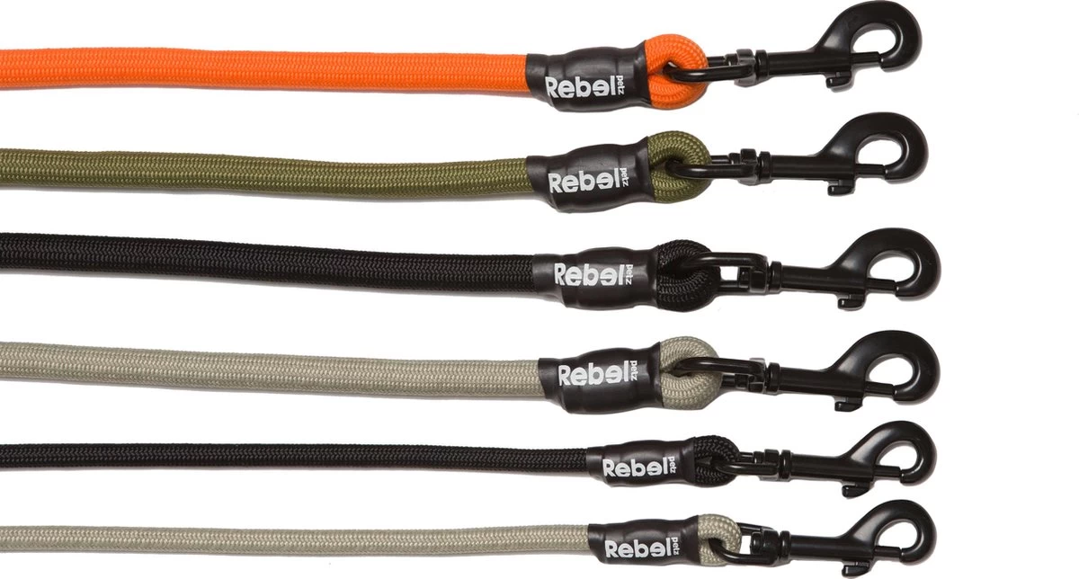 Rebel Petz - Sterke Gevlochten Hondenlijn Van Touw - Kleur: Zwart, Maat: Large 15 Rebel Petz - Sterke Gevlochten Hondenlijn Van Touw - Kleur: Zwart, Maat: Large - Afbeelding 13