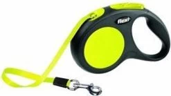 Flexi New Classic - Hondenriem Incl. Neon Band - Geel - S - 5 M - (<12 Kg) -Hondenbenodigdheden 1200x676 4