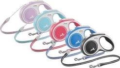 Hondenriem - Looplijn - FLEXI Rollijn NEW COMFORT Koord - M - Rose - 8 Meter -Hondenbenodigdheden 1200x685