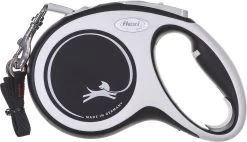 Flexi Rollijn New Comfort Tape M 5 M - Hondenriem - Zwart&Lichtgrijs -Hondenbenodigdheden 1200x692 1