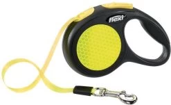 Flexi New Classic - Hondenriem Incl. Neon Band - Geel - S - 5 M - (<12 Kg) -Hondenbenodigdheden 1200x733 4