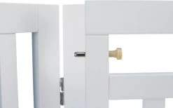 Trixie Hondenhek Met Deur Wit - 60-160 X 81 CM 14 Trixie Hondenhek Met Deur Wit - 60-160 X 81 CM -Hondenbenodigdheden 1200x747