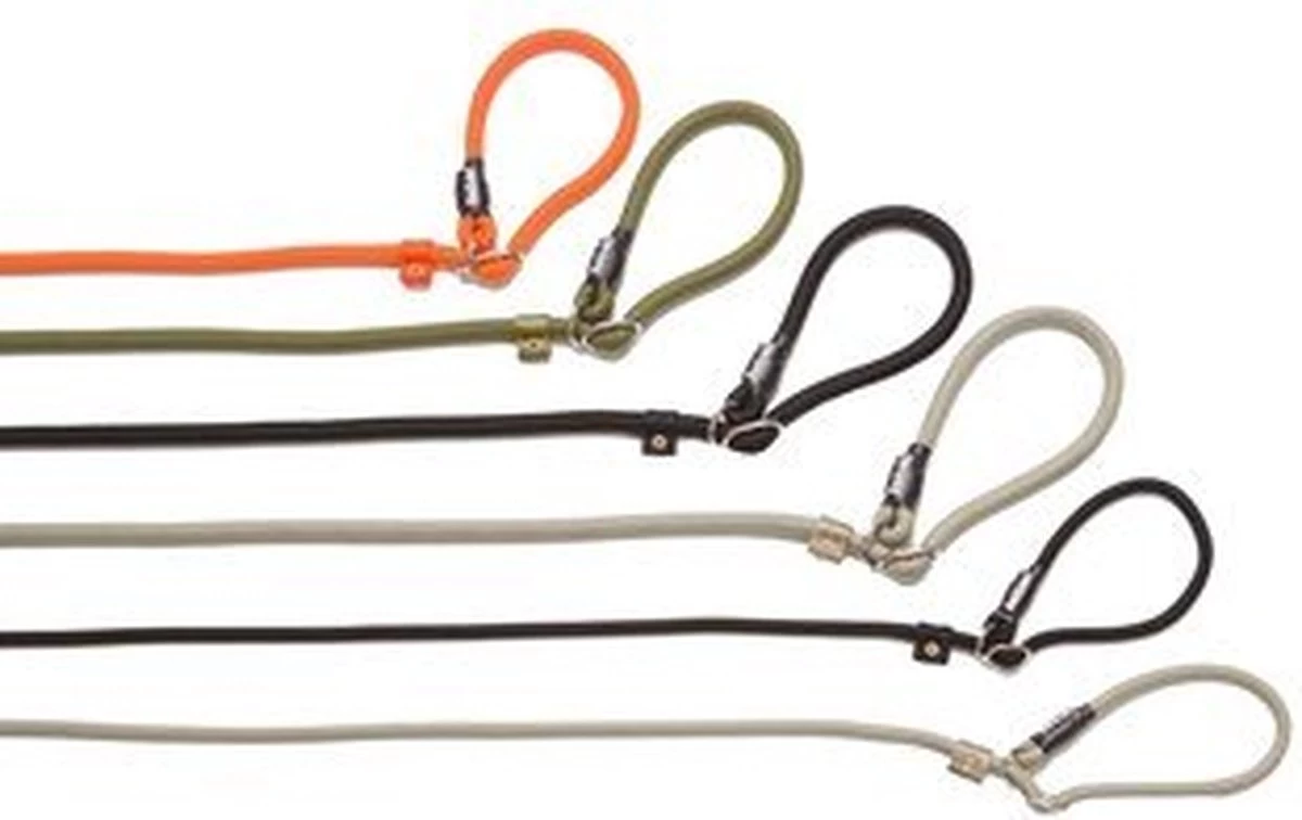 Rebel Petz - Honden Trainingslijn Met Halsband - Taupe, Zwart, Groen & Oranje - Maat Small Of Large - Kleur: Oranje, Maat: Large 9 Rebel Petz - Honden Trainingslijn Met Halsband - Taupe, Zwart, Groen & Oranje - Maat Small Of Large - Kleur: Oranje, Maat: Large - Afbeelding 7