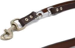 Verstelbare Trainingslijn Leer - 2 Meter - Bruin - Politielijn - Hondenriem - Hoge Kwaliteit Leer - Trainingslijn - Ambachtelijk Gemaakt In Portugal -Hondenbenodigdheden 1200x768 3