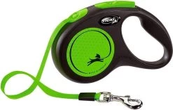 Flexi New Neon Tape - Hondenriem - Zwart/Groen - M - 5 M - (<25 Kg) -Hondenbenodigdheden 1200x770 4