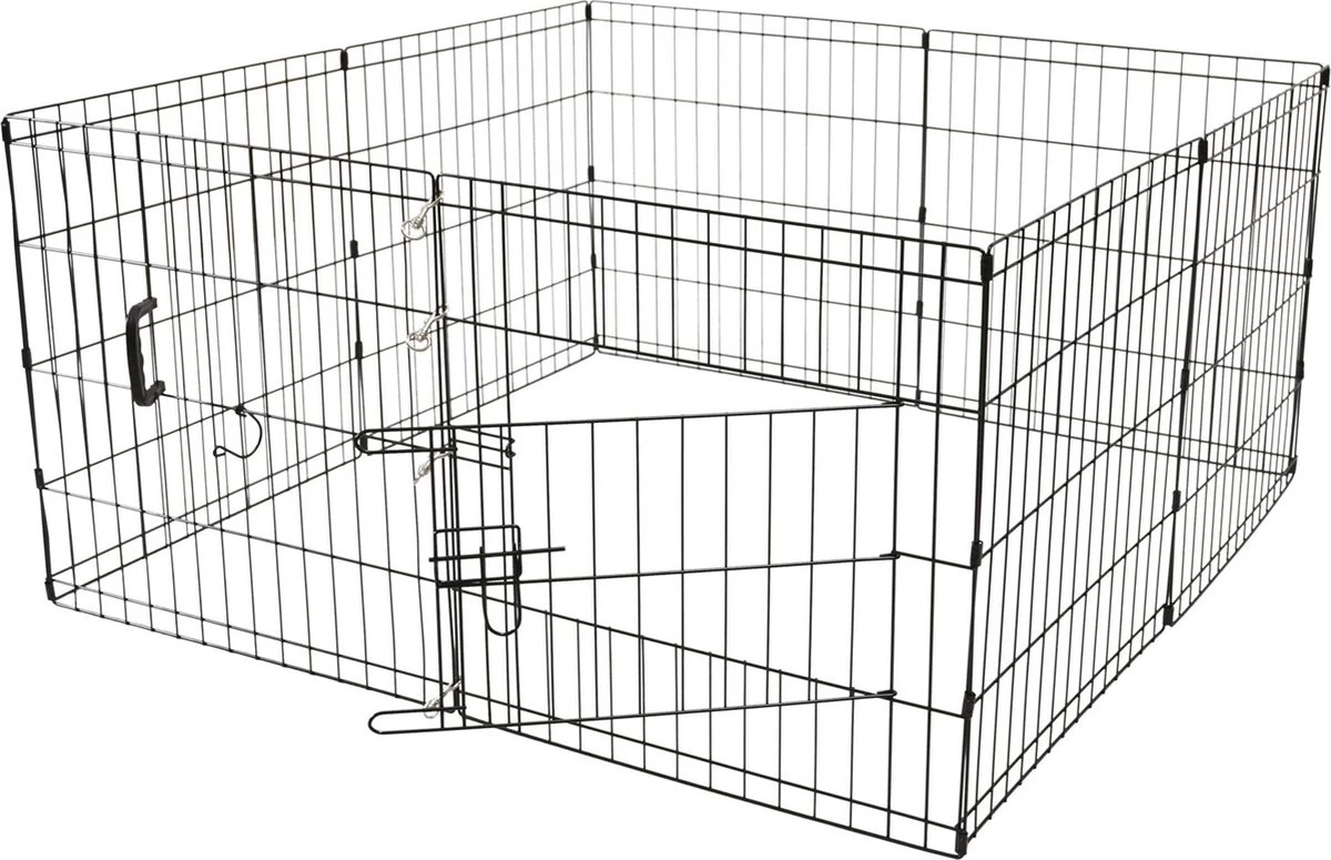 Adori Puppy Ren Zwart - Hondenbench - 61x61 Cm 4 Adori Puppy Ren Zwart - Hondenbench - 61x61 Cm - Afbeelding 2