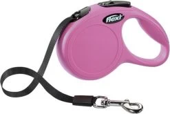 Flexi New Classic Tape - Hondenriem - Roze - S - 5 M -Hondenbenodigdheden 1200x804