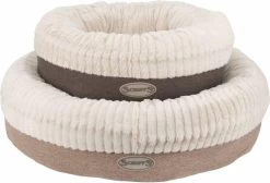 Scruffs Ellen Donut - Warme Hondenmand Van Imitatiebont - Kleur Grijs, Roze Of Bruin - Maat M Of L - Kleur: Grijs, Maat: Medium -Hondenbenodigdheden 1200x817