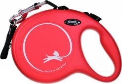 Flexi New Classic Tape - Hondenriem - Rood - L - 8 M - (<50 Kg) -Hondenbenodigdheden 1200x827 2