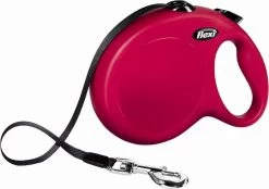 Flexi New Classic Tape - Hondenriem - Rood - L - 8 M - (<50 Kg) -Hondenbenodigdheden 1200x845 2