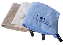 Pepets© – Hondenhanddoek – Honden Handdoek – Microvezel Handdoek – Handdoek Hond – Hondendeken – Droogdoek Hond – Dierendeken – Absorberend – 100*50CM - Beige - GRATIS Zonnebril -Hondenbenodigdheden 1200x854