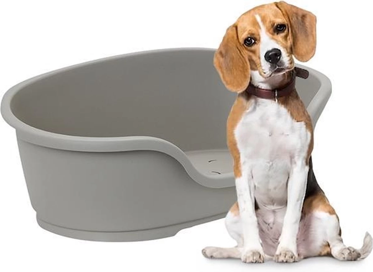 Flamingo - Hondenmand Domus - XL - Grijs - 80/92 X 61 X 26 Cm 5 Flamingo - Hondenmand Domus - XL - Grijs - 80/92 X 61 X 26 Cm - Afbeelding 3