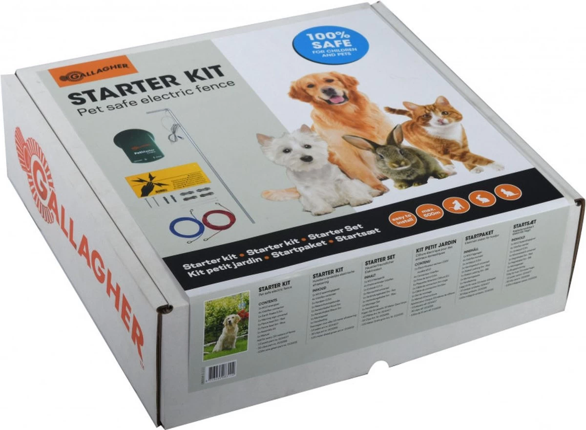 Gallagher Schrikdraad Voor Honden En Katten - Complete Set - 33 Meter - 50 Cm Hoog 6 Gallagher Schrikdraad Voor Honden En Katten - Complete Set - 33 Meter - 50 Cm Hoog - Afbeelding 4