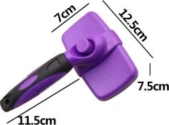 Buxibo Ondervacht Borstel Voor Hond En Kat - Kliksysteem Hondenborstel - Kattenkam - Hondenkam Voor Ondervacht - Klittenkam Voor Honden En Katten - Verwijderd Klitten -Hondenbenodigdheden 1200x884