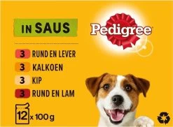 Pedigree Adult Honden Natvoer - Vlees & Gevogelte In Saus - 48 X 100g -Hondenbenodigdheden 1200x884 6