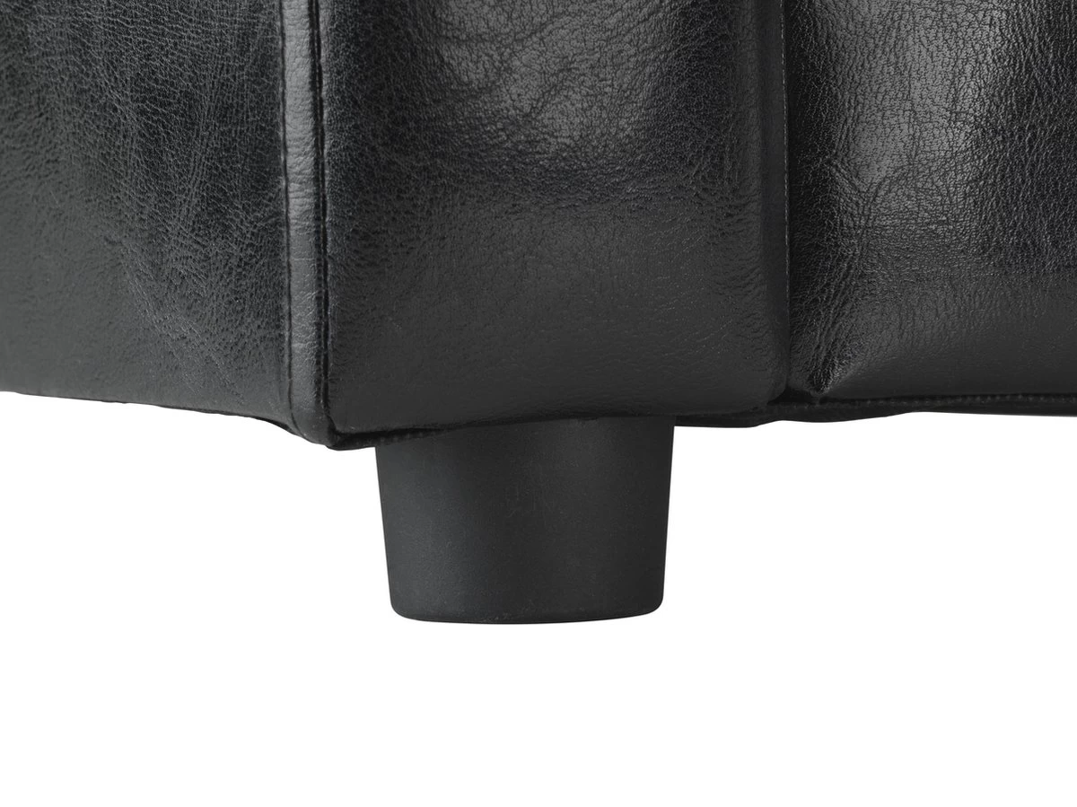 Roefie - Luxe Hondensofa CHIQUE - Zwart - Eco-leer 5 Roefie - Luxe Hondensofa CHIQUE - Zwart - Eco-leer - Afbeelding 3