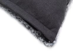 Benzano - Hondenmand - All Season - Wasmachine Wasbaar - Omkeerbaar Kussen - Pluche - Schuimvulling - Antraciet - 100 CM -Hondenbenodigdheden 1200x900 23