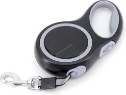 IGOODS - Uitlaatriem - Honden Riem - Katten Riem - Uitlaatriem Voor Dieren Rollijn - Hondenriem - 5 Meter Lang - Grijs -Hondenbenodigdheden 1200x902 2