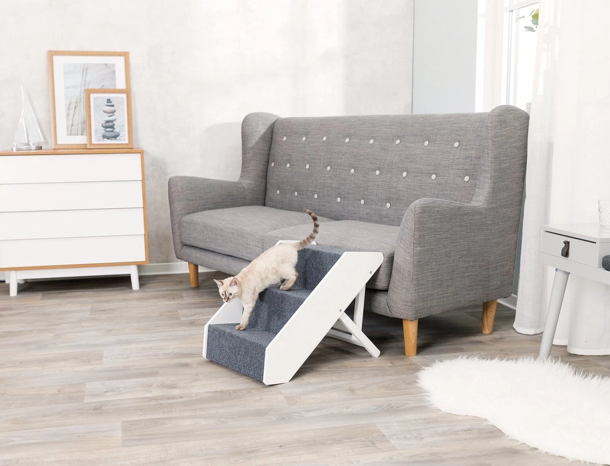 Trixie Trap In Hoogte Verstelbaar Wit - 40X67 CM 7 Trixie Trap In Hoogte Verstelbaar Wit - 40X67 CM - Afbeelding 5