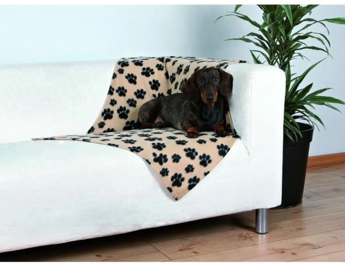 Trixie Beany Fleece Hondendeken Beige 100 X 70 Cm 6 Trixie Beany Fleece Hondendeken Beige 100 X 70 Cm - Afbeelding 4