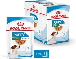 Royal Canin Shn Mini Puppy Pouch - Hondennatvoer - 12 X 85 G -Hondenbenodigdheden 1200x938 2