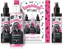 Bugalugs - Vachtverzorging Hond - Baby Fresh Gift Set - Hondenshampoo - Hondenparfum - Anti-klit Spray - 650 Ml - Kerstcadeau