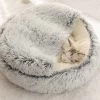 Kattenmand - Luxe Kattenbed - Kattenkussen - Donut - 65cm - Grijs -Hondenbenodigdheden 1200x948 1
