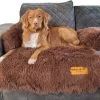 Origineel Hondendeken Voor Bank– Hondenkleed Fluffy – Pluche Hondenbed - Hondenmand Premium - Volledig Afritsbaar