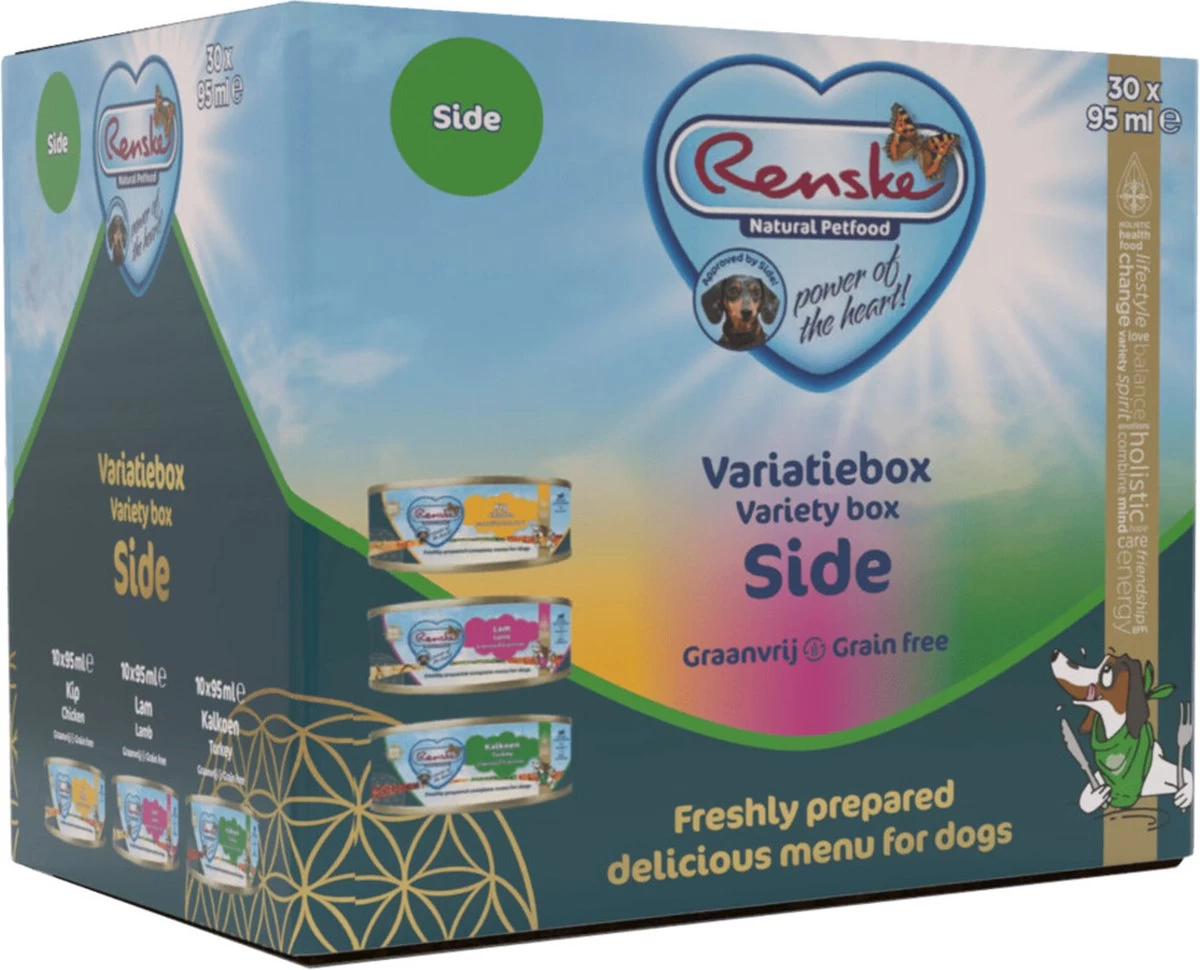 Renske Vers Hond Variatiebox Side Graanvrij 30 X 95 Ml 3 Renske Vers Hond Variatiebox Side Graanvrij 30 X 95 Ml