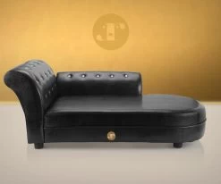 Roefie - Luxe Hondensofa CHIQUE - Zwart - Eco-leer 9 Roefie - Luxe Hondensofa CHIQUE - Zwart - Eco-leer -Hondenbenodigdheden 1200x999 4