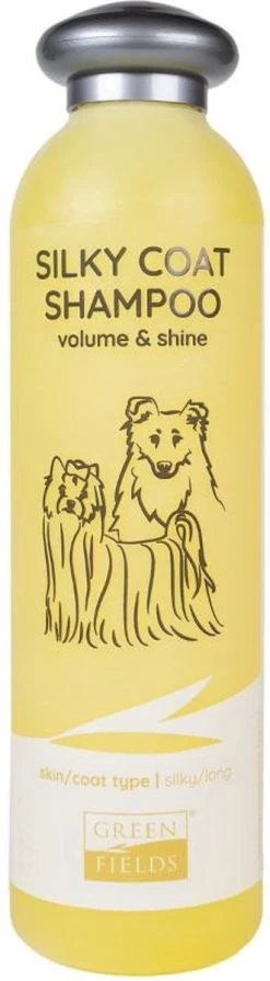 Greenfields Hondenshampoo Voor Langharige Vacht - Zorgt Voor Een Zijdezachte Glanzende Vacht - Inhoud 270 Ml - Hondenshampoo Langharige Vacht -Hondenbenodigdheden 331x1200