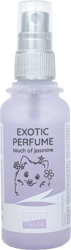 Hondenparfum Spray In 4 Geuren - Greenfields - Alchoholvrije En PH Neutrale Formule Tegen Onaangename Geurtjes - 50ml - Exotic -Hondenbenodigdheden 345x1200