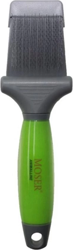 Moser Premium Slicker Borstel - Hondenvachtborstel - Groen Grijs 14 Moser Premium Slicker Borstel - Hondenvachtborstel - Groen Grijs -Hondenbenodigdheden 352x1200