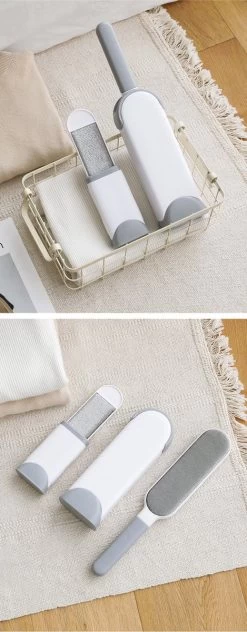 IGOODS - Pet Hair Remover - Hond & Kat Roller Brush - Dubbelzijdig Bont Ontharingsgereedschap Met Zelfreinigende Basis - Reismaatborstel - Voor Kleding - Bank - Tapijt - Autostoel GRIJS 14 IGOODS - Pet Hair Remover - Hond & Kat Roller Brush - Dubbelzijdig Bont Ontharingsgereedschap Met Zelfreinigende Basis - Reismaatborstel - Voor Kleding - Bank - Tapijt - Autostoel GRIJS -Hondenbenodigdheden 469x1200