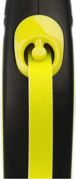 Flexi New Neon Tape - Hondenriem - Geel/Zwart - M - 5 M - (<25 Kg) -Hondenbenodigdheden 509x1200 1