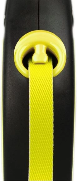 Flexi New Neon Tape - Hondenriem - Geel/Zwart - L - 5 M - (<50 Kg) 21 Flexi New Neon Tape - Hondenriem - Geel/Zwart - L - 5 M - (<50 Kg) -Hondenbenodigdheden 510x1200