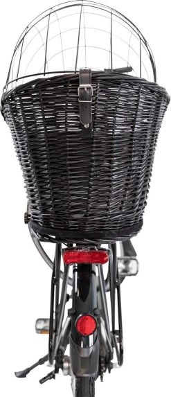 Trixie Fietsmand - Voor Bagagedrager -n35x49x55 Cm - Zwart -Hondenbenodigdheden 517x1200