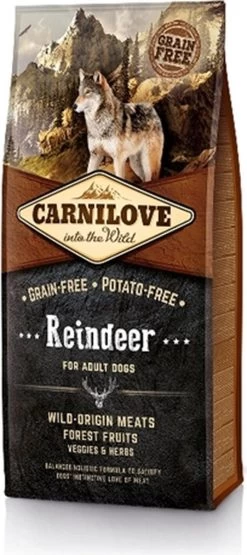 Carnilove Adult Granenvrij Hondenvoer Rendier 12kg Met 70% Vlees! -Hondenbenodigdheden 534x1200 3