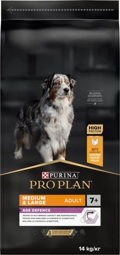 Pro Plan Medium & Large Adult 7+ (Senior) Age Defence - Honden Droogvoer- Kip - 14 Kg -Hondenbenodigdheden 566x1200 4