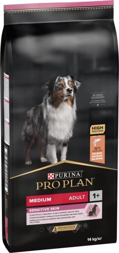 Pro Plan Medium Adult Sensitive Skin - Honden Droogvoer - Zalm - 14 Kg -Hondenbenodigdheden 568x1200 3