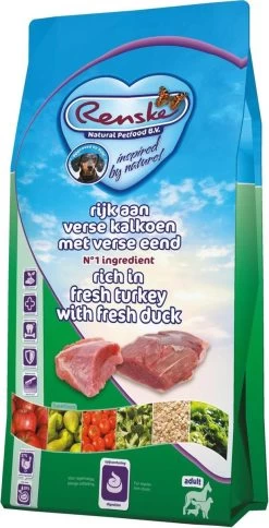 Renske Adult Kalkoen & Eend - Hondenvoer - 2 Kg