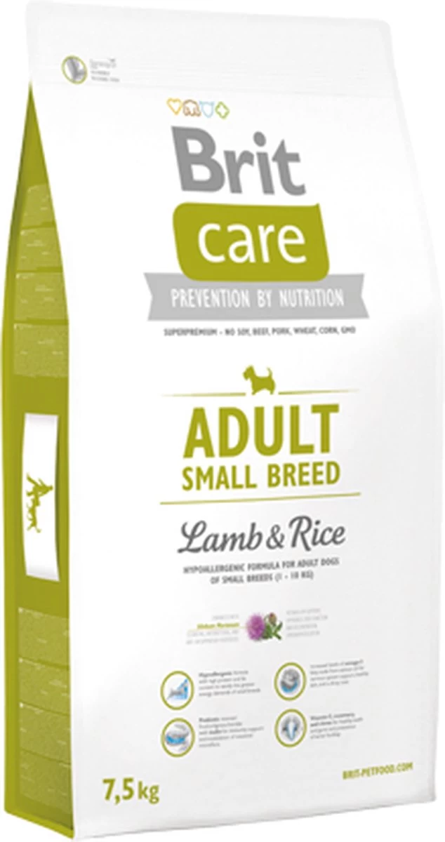 Brit Care Adult Small Breed Lamb & Rice 7,5 Kg - Hond 7 Brit Care Adult Small Breed Lamb & Rice 7,5 Kg - Hond - Afbeelding 5