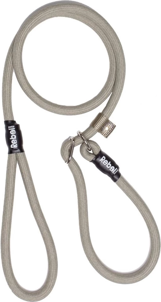 Rebel Petz - Honden Trainingslijn Met Halsband - Taupe, Zwart, Groen & Oranje - Maat Small Of Large - Kleur: Oranje, Maat: Large 4 Rebel Petz - Honden Trainingslijn Met Halsband - Taupe, Zwart, Groen & Oranje - Maat Small Of Large - Kleur: Oranje, Maat: Large - Afbeelding 2