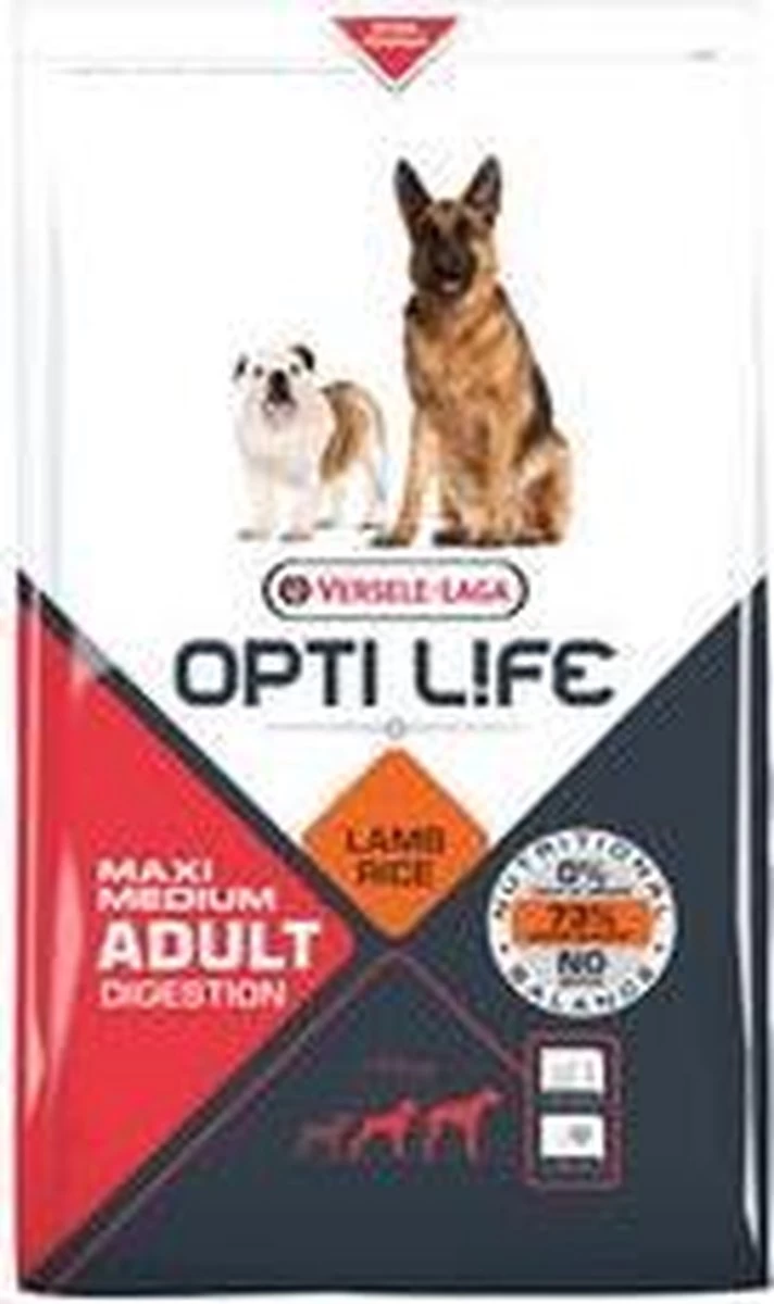 VERSELE-LAGA Opti Life Adult Digestion Medium & Maxi - 12,5 Kg 10 VERSELE-LAGA Opti Life Adult Digestion Medium & Maxi - 12,5 Kg - Afbeelding 8