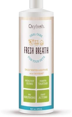 OxyFresh Pet Mondwater Hond En Kat. Helpt Tegen Tandsteen, Plak En Vieze Ademgeurtjes -Hondenbenodigdheden 742x1200
