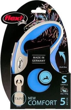 Flexi Rollijn New Comfort Tape L 8 M - Hondenriem - Blauw&Lichtgrijs -Hondenbenodigdheden 778x1200 1