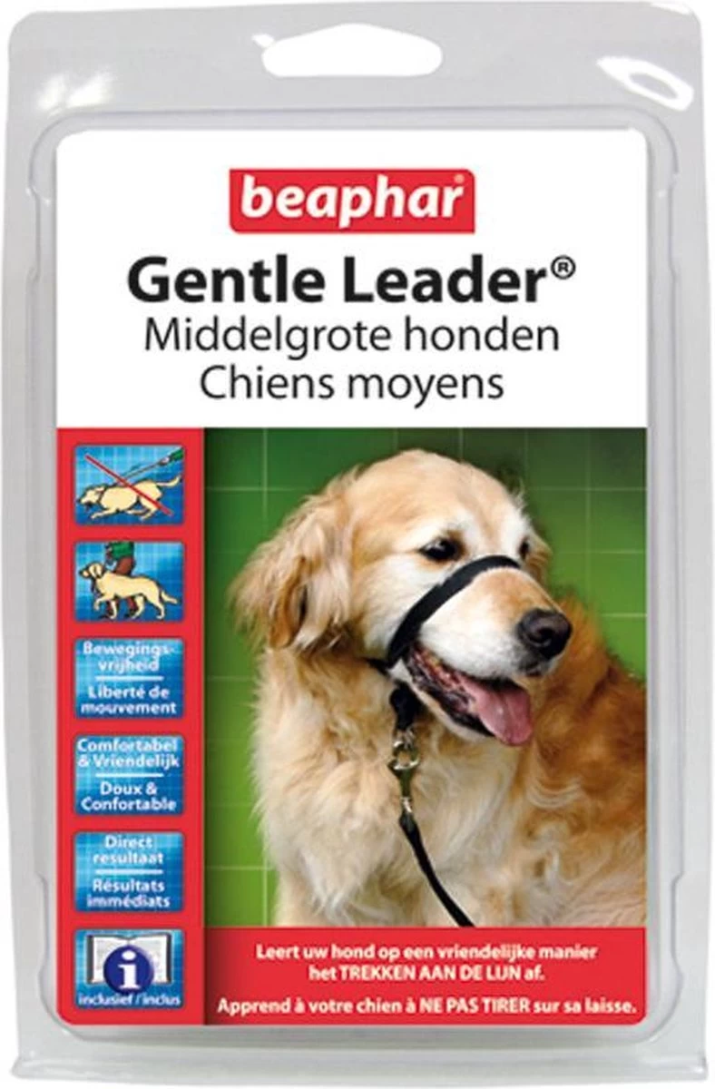 Gentle Leader Hoofdhalster Medium Zwart Beaphar 13 Gentle Leader Hoofdhalster Medium Zwart Beaphar - Afbeelding 11