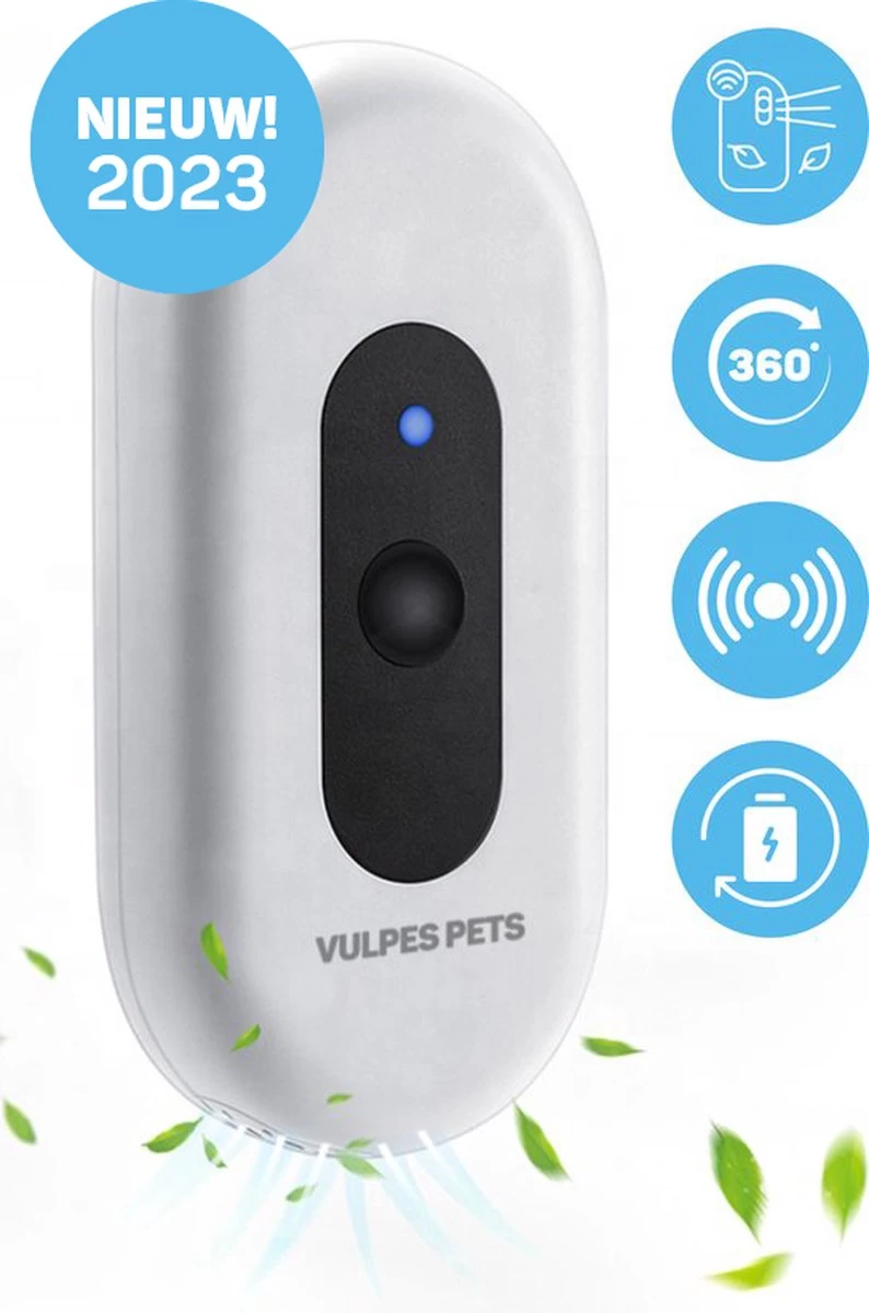 Vulpes Pets® Kattenbak Geurverdrijver PRO - Ozon En Negatieve Ionen Functie - Infraroodsensor - Oplaadbaar - Geurverwijderaar - Air Eliminator - Wit 3 Vulpes Pets® Kattenbak Geurverdrijver PRO - Ozon En Negatieve Ionen Functie - Infraroodsensor - Oplaadbaar - Geurverwijderaar - Air Eliminator - Wit