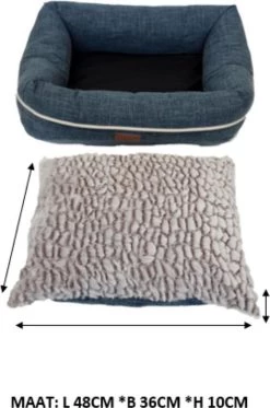 I-CiGO Homy Luxe - Hondenmand - In-kussen Dubbelzijdig Gebruik 70x60xH14cm/Blauw 17 I-CiGO Homy Luxe - Hondenmand - In-kussen Dubbelzijdig Gebruik 70x60xH14cm/Blauw -Hondenbenodigdheden 795x1200 1